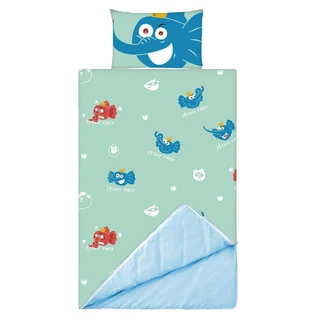 3M 兒童防蹣睡袋 120*150cm, 賴馬原創生氣王子 綠色