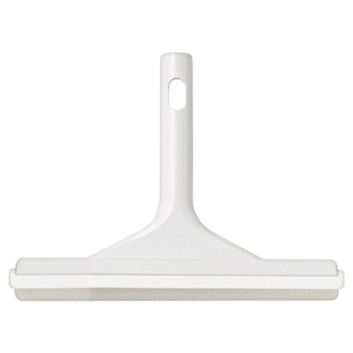 MUJI 無印良品 玻璃清潔刮把/替換刮刀 適用於窗戶鏡子等玻璃表面 簡約設計, 1支, 白色