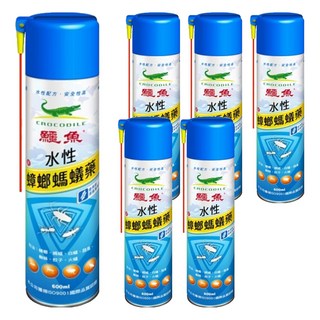 鱷魚 水性蟑螂螞蟻藥, 600ml, 6瓶