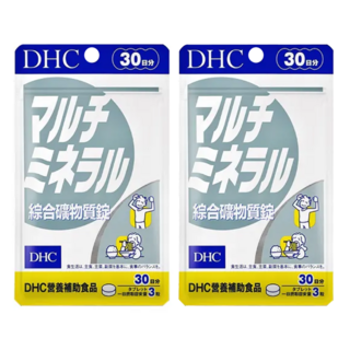 DHC 綜合礦物質, 含鈣鐵鋅等10種礦物質, 促進新陳代謝, 30日份, 450mg, 90顆, 2包