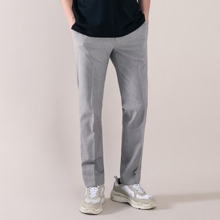 Liberclassy 男款細紋彈性隱藏式鬆緊帶長褲 LHS27612