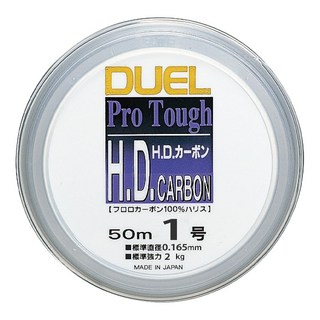 DUEL H.D. CARBON 50M 碳纖線 子線 H808 1.0m, 1個