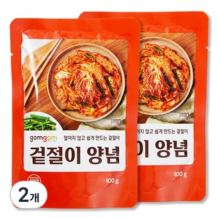 곰곰 겉절이 양념, 100g, 2개