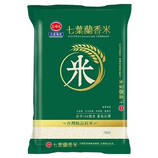 三好米 履歷七葉蘭香米 一等米, 1.5kg, 具有BASMATI血統, 1包