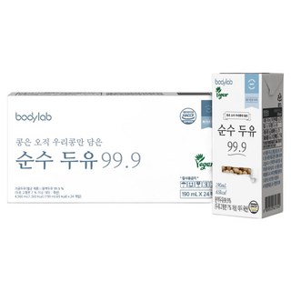 bodylab 99.9豆漿, 190ml, 24入