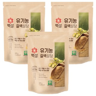 CJ BEKSUL 白雪 紅糖, 400g, 3個