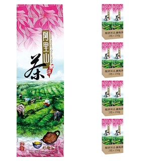 龍源茶品 鑫龍源 萃韻阿里山高山茶葉, 150g, 2包, 4組