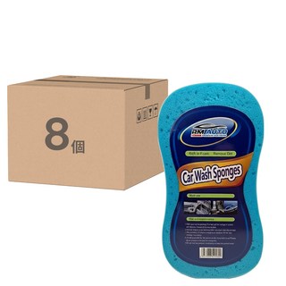 洗車海綿 8個, 1組, 顏色隨機