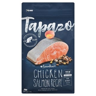 Tapazo 成幼貓用 凍乾雙饗宴 低敏配方乾糧, 鮭魚, 907g, 1袋