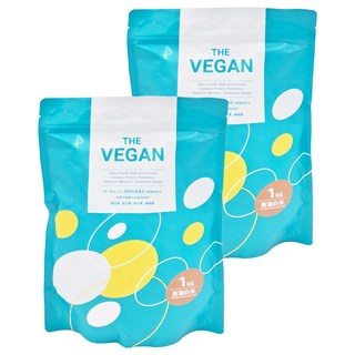 THE VEGAN 樂維根 植物性優蛋白 黑糖奶茶, 1kg, 2包