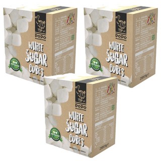 DODO 渡渡鳥 天然塊狀白蔗糖 250g, 3盒