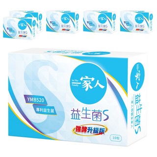 YM BIOMED 陽明生醫 一家人 益生菌S 強酵升級版, 10包, 2.5g, 6盒