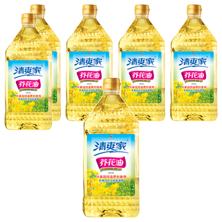 統一 清爽家 芥花油, 2L, 6桶