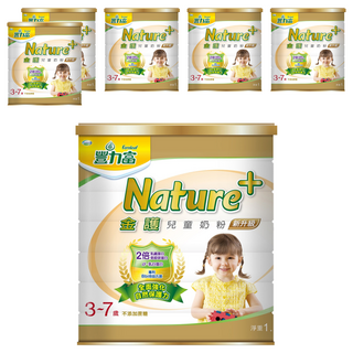 Fernleaf 豐力富 Nature+金護 兒童奶粉 4號 3~7歲, 1.5kg, 6罐