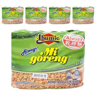 Ibumie 益福 Always 香辣蝦醬撈麵 經濟包, 25包