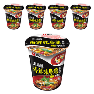 NONGSHIM 農心 天婦羅海鮮味 烏龍杯麵, 62g, 5入