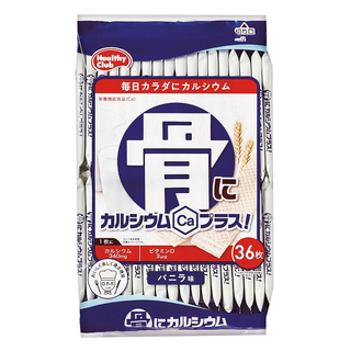 哈馬達 骨威化鈣餅 36枚 日本製造 雲呢拿味, 255.6g, 1袋