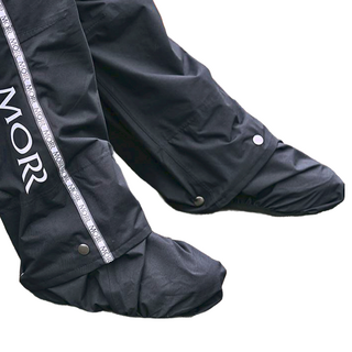 MORR Expansion 可收納延伸鞋套雨褲，防水便攜，安全反光條，防曬透氣, 2L, 個性黑