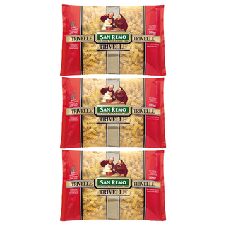 SAN REMO 大螺絲麵, 500g, 3包