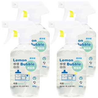 清淨海 檸檬泡泡廚房清潔噴霧, 400g, 4瓶