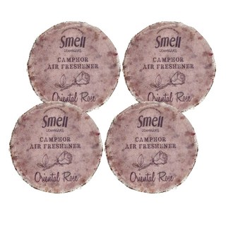 Smell Lemongrass 樟腦香氛磚 玫瑰, 15g, 4個