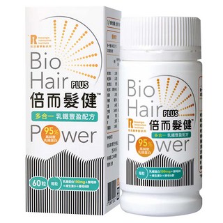 Renorigin Innovation Institute 肌活麗學創研所 倍而髮健PLUS 多合一 乳鐵豐盈配方, 1罐, 60顆
