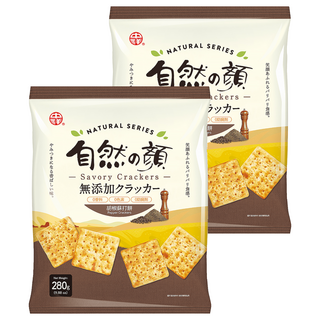 中祥 自然の顏胡椒蘇打餅, 280g, 2袋