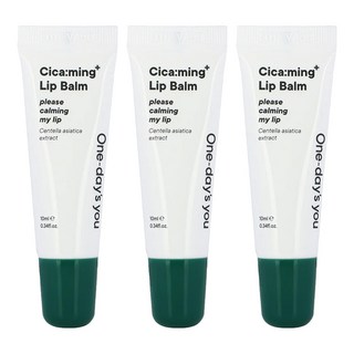 ONEDAYSYOU 積雪草CICA:MING潤唇膏, 10ml, 3條