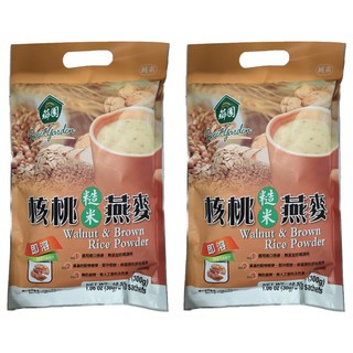 薌園 核桃糙米燕麥, 多榖多健康, 營養好滋味, 富含膳食纖維, 無糖份, 300g, 2袋