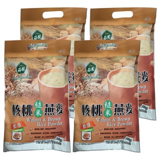 薌園 核桃糙米燕麥, 多榖多健康, 營養好滋味, 富含膳食纖維, 無糖份, 300g, 4袋