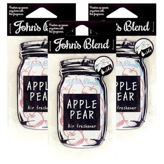 John's Blend香氛片 3包 清新空氣 持久散香 去除異味, APPLE PEAR, 6g