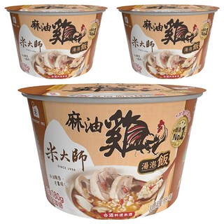 master mi 米大師 湯泡飯 麻油雞, 232g, 3個