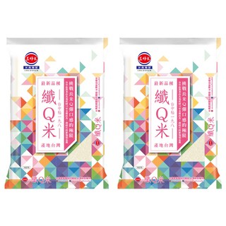 三好米 纖Q米, 低澱粉高纖維 增添飽足感, CNS 二等, 1.5kg, 2包