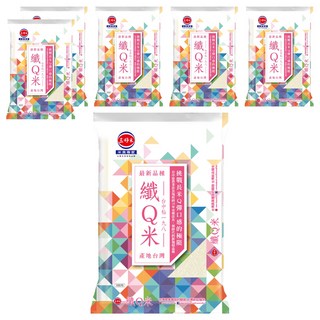三好米 纖Q米, 低澱粉高纖維 增添飽足感, CNS 二等, 1.5kg, 6包