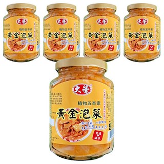 大榮 黃金泡菜, 360g, 5罐