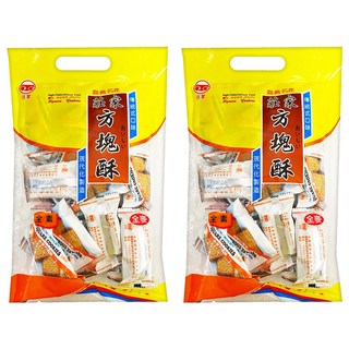 莊家 全麥方塊酥, 台灣嘉義名產, 330g, 2袋