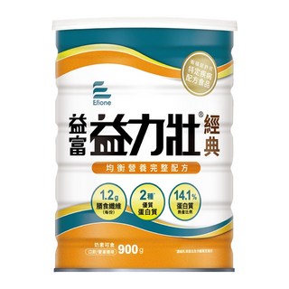 益富 益力壯 經典 均衡營養完整配方, 900g, 1罐