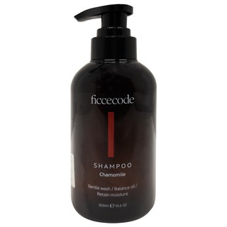 ficcecode 洋甘菊洗髮精 溫和清潔 平衡油脂 保濕, 300ml, 1瓶