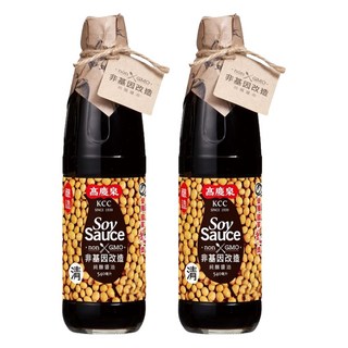 高慶泉 非基因改造純釀醬油, 540ml, 2瓶