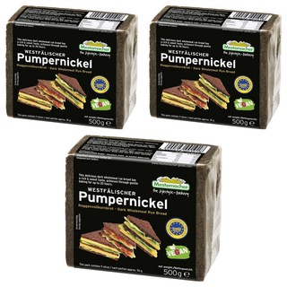 Mestemacher 麥大師 德國裸麥粗麵包, 3個, 500g