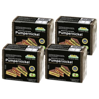 Mestemacher 麥大師 德國裸麥粗麵包, 4個, 500g