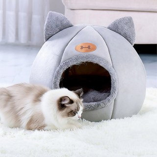 세이코코아 고양이 숨숨집 겨울냥이 쿠션, 혼합색상, 1개