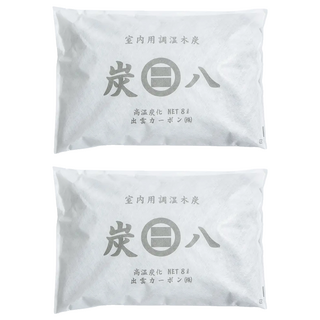 出雲屋炭八 中大型室內調濕木炭 45 x 31cm, 8L, 2包