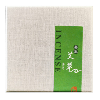 煙雲如水 淨化空氣倒流香 2.6 x 1.2cm 養生艾草 100g, 1盒