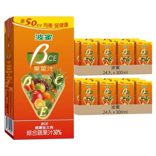 波蜜 果菜汁BCE, 300ml, 48入