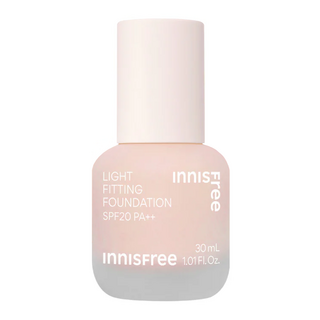 INNISFREE 台灣公司貨 輕薄透服貼粉底液 SPF20 PA++ 30ml, 21C, 1瓶