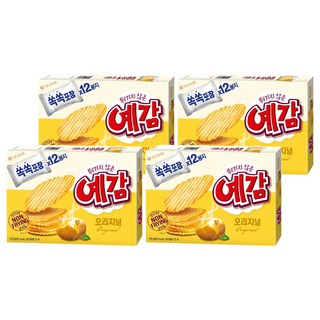 ORION 好麗友 預感香烤洋芋片 非油炸 原味, 192g, 4盒