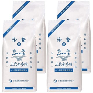 洽發 鷹牌 三代全麥粉, 1kg, 4包
