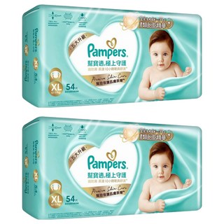 Pampers 幫寶適 原廠公司貨 極上守護 一級幫黏貼型護膚尿布/紙尿褲 12~17kg, XL, 108片