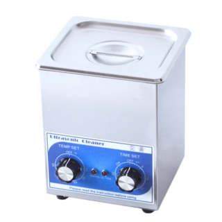 Panatec 沛莉緹 超音波不銹鋼眼鏡飾品清洗機 K-516 2L超大容量 全機304不鏽鋼 可調整溫度, 銀色, 1個